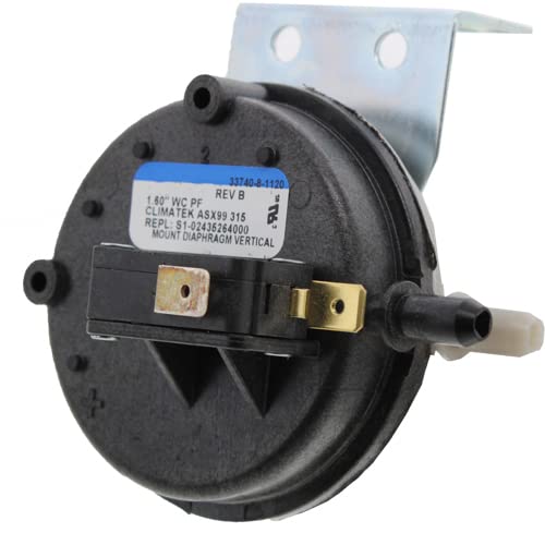 ClimaTek Air Pressure Switch Replaces York Coleman Luxaire Part S1