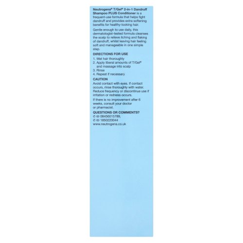Neutrogena T/Gel 2 in 1 Dandruff Shampoo, 250 ml, 250 ml (Pack of 1) - Image 4