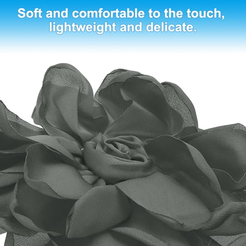 Image of PATIKIL Rose Flower Hair Clips, Fabric Brooch Pins for Women Wedding Party Dance Dress Clothes Accessories Valentine's Day Gifts