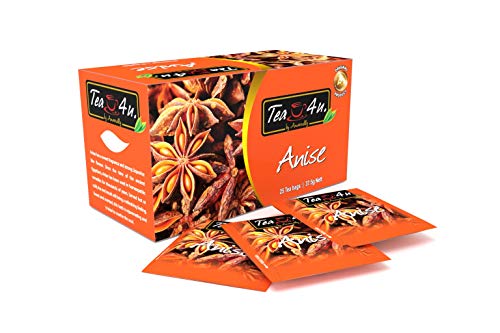 Tea4U Herbal Infusion Tea Bags - Natural & Fresh (Anise) #TOP11
