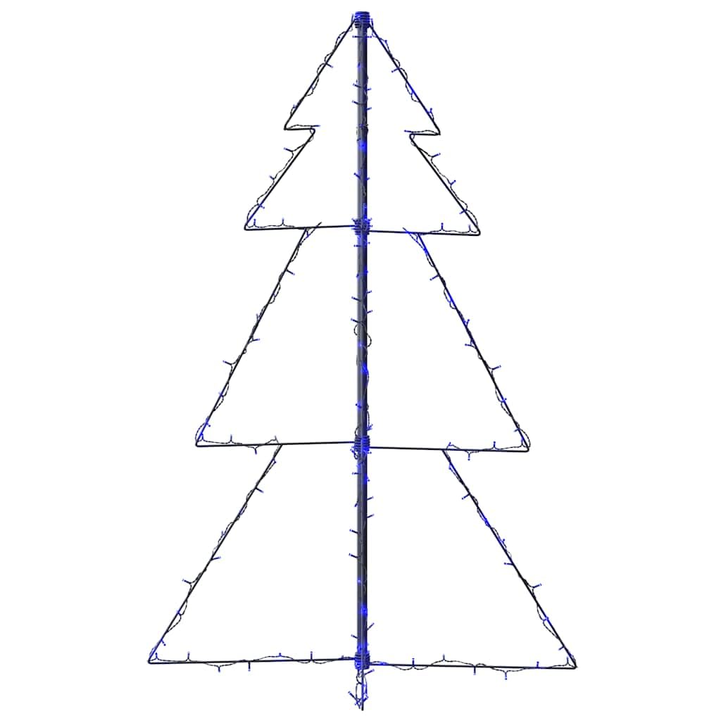 vidaXL Arbre de Noël Cône 160 LED d'Intérieur/d'Extérieur Sapin de Noël Décoration de Noël Ornement de Noël Salon Jardin Patio Arrière-Cour 78x120 cm