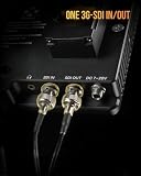 Portkeys HS8 8" Monitor Podglądowy 3G-SDI & 4K HDMI Cross Conversion, 10-Bit 100% Rec.709 1100 nitów Wyjście 3D LUT, Zasilanie Odbiornika Bezprzewodowego, Dual NP-F Hot-Swap, Obudowa Aluminiowa, VESA