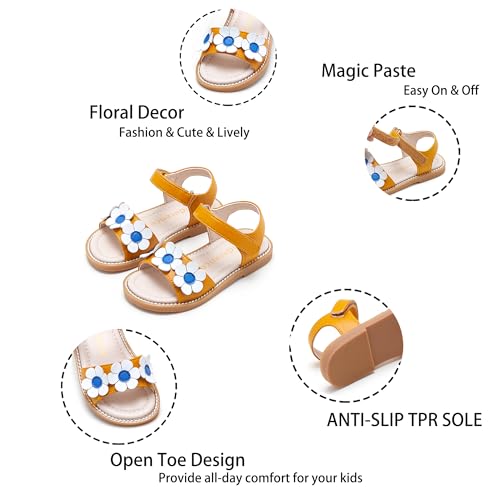 Image of Kiderence Toddler Girls Sandals Little Girls Kids Shoes Girls Sandals Toddler