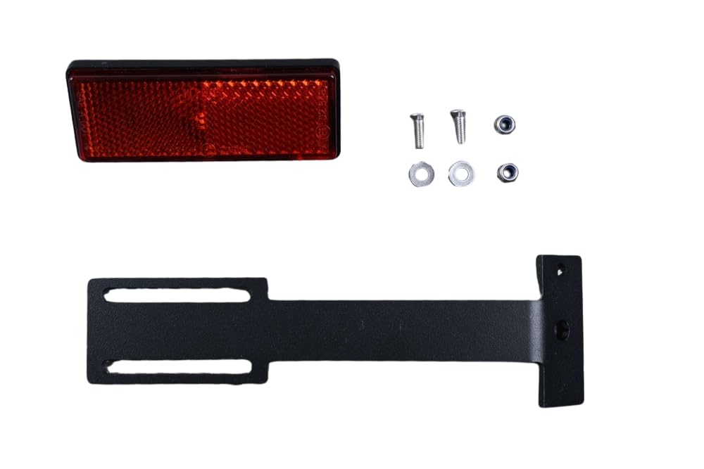 avdb-Moto Porta-Matrícula AVDB Compatible con Ducati Monster 1000 2002-2008, 1000 Dark/S 2002-2006, 400 1997-2005, 400 Dark 2002-2005, 600 Dark 1993-2005, 2002-2006 con Catadióptrico