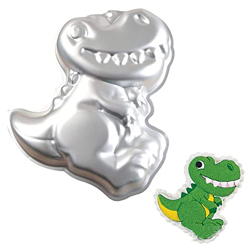 Maxtonser Aluminum Alloy Bread Baking Tray Dinosaur Cheese C
