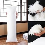 FoundSurprise Dakimakura Inner Pillow Large Body Pillow Insert- Breathable Full Body Pillow for Side Sleeper - Soft Long Bed Pillow for Adults (150 x 50cm) (20 x 60 inch)