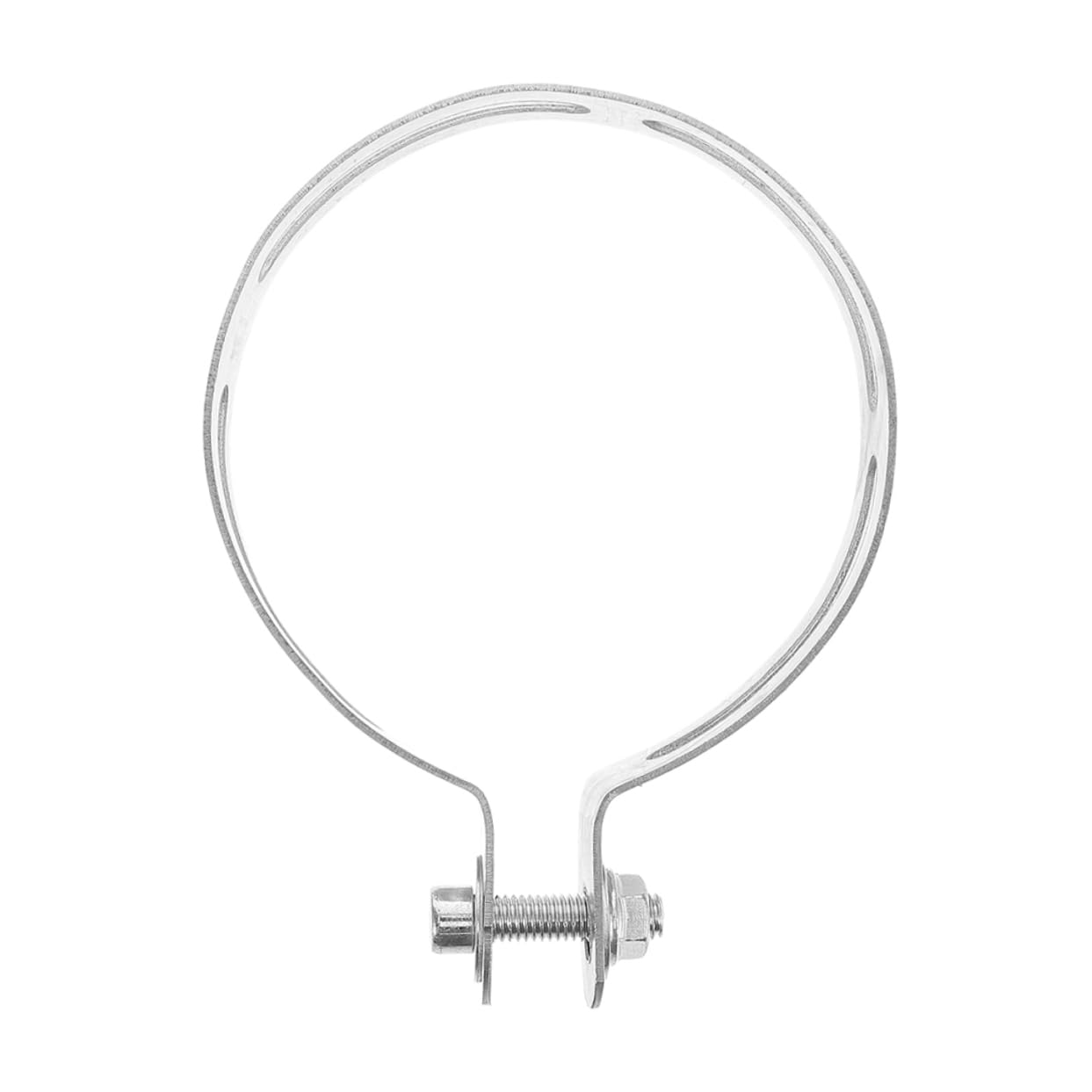 Abrazadera de escape para motocicleta y clip de soporte de acero inoxidable 8