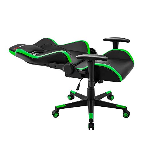 Mars-Gaming-MGC3BG-Silla-Gaming-Ergonomica-Cojin-Lumbar-y-Cervical-Verde