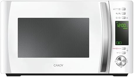 Candy X-Range CMXG20DW, Microondas con Grill, 20L, 1050W, 5 Nivel...