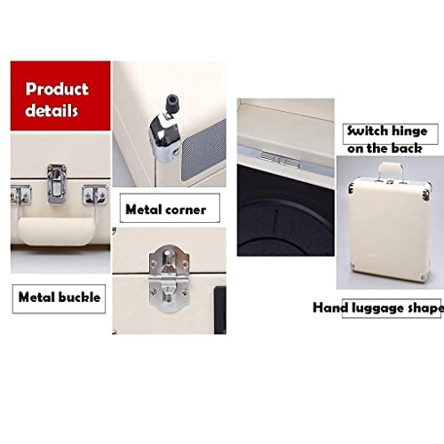 Phonograph Tourne-disque Bluetooth à 3 vitesses – Valise portable – Avec haut-parleurs intégrés – Pour toute la famille - Les Beatles, Paul McCartney, John Lennon, RIngo Starr, George Harrison Phonograph Tourne-disque Bluetooth à 3 vitesses - Valise portable - Avec haut-parleurs intégrés - Pour toute la famille – Image 5