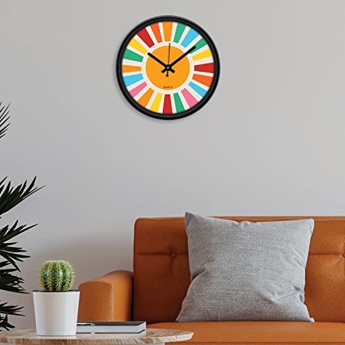 HomeTown Momento Dart Wall Clock Diameter 30Cm in Multi Colour