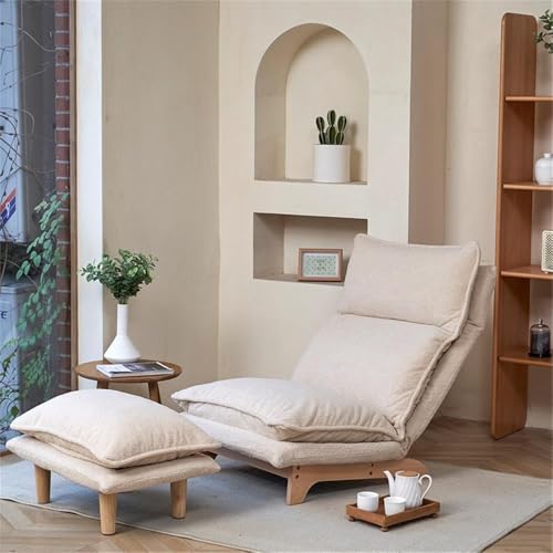 Sillón plegable metal y tela blanco miniatura 6