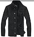 Produktbild Weievarb Herren Strickjacke - Plus Size Pullover Herren Verdicken Warme Winter Strickjacke Rollkragen Herren Oberbekleidung Stehkragen Design Gestrickt Verdicken Herren,Schwarz,7XL