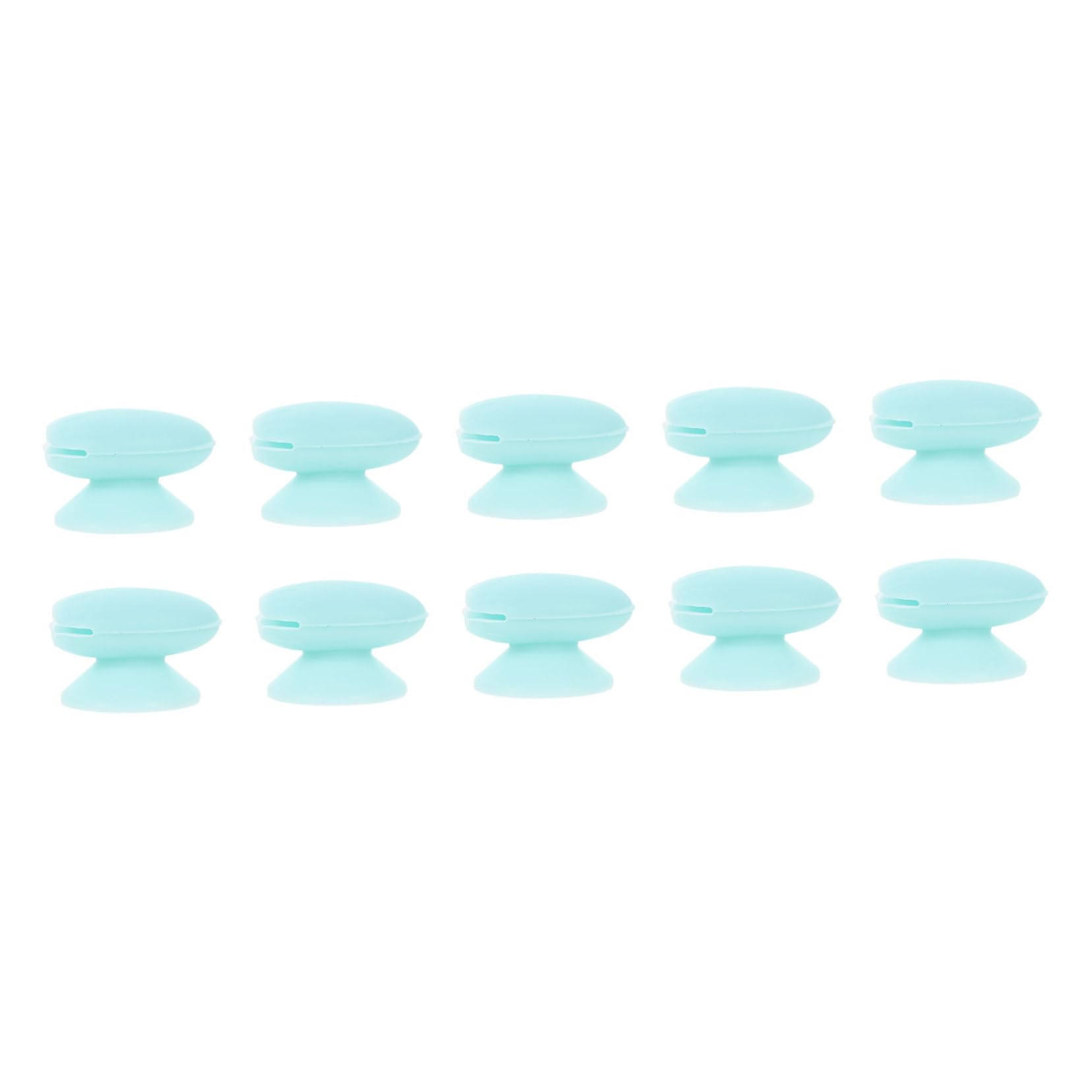 FRCOLOR 10pcs Silicone Lip Brush Covers Anti Lost Lip Brush Protectors for Makeup Dustproof Applicator Cover Color for Lip Mask Brushes