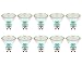 Produktbild LED Leuchtmittel, EISFEU GU10 LED Lampe, 5W Entspricht 60W Halogenlampen, 3000K, 600Lumen, Warmweißes Tageslicht, Flimmerfreies Licht, 10 Stück [Energieklasse A+]