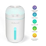 【Crea un Ambiente Relajado y Saludable para Ti】Humidificador puede echar las humedades que necesitamos en el ambiente para evitar la piel, labios agrietados y manos secas y agrietadas, también puede ayudar a eliminar los olores ahumados, animales y proporcionar el aire fresco. Perfecta para habitación, coche, oficina, sala de yoga etc.