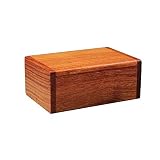 Disponible a un precio asequible para una hermosa y digna memoria de su ser querido.Tenga en cuenta este ataúd está hecho de madera sólida por lo que se biodegrada con el tiempo si enterrado en la tierra o el agua