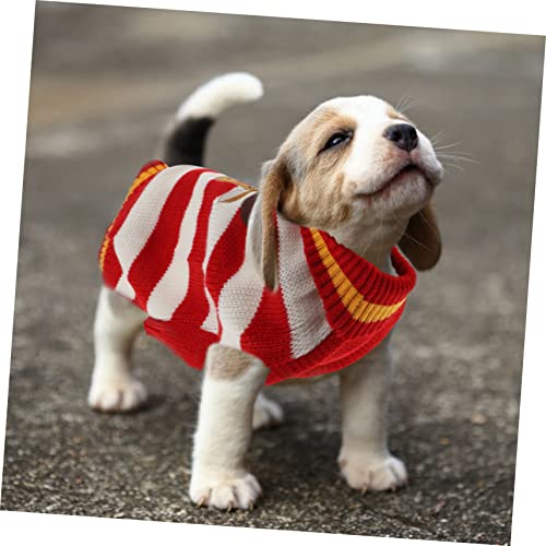 generic 1Pc De Lã Decorativa Engrossar Roupa De Malha Vermelha Alce Suéter Quente Vestido Cosplay Re