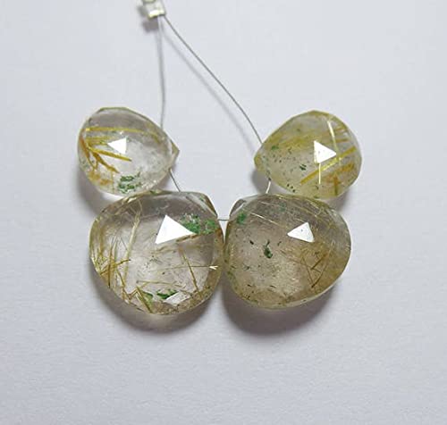Quartz rutilé doré naturel véritable pour remplacer les fausses pierres de vos bijoux