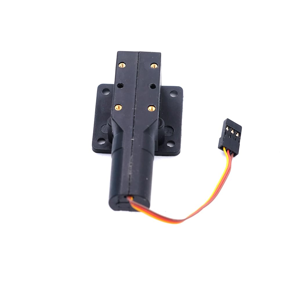 Tren de aterrizaje retráctil eléctrico sin servomotor SkyArea de 3,5 kg y 40 g con conector JR for avión de ala fija RC, piezas de bricolaje(2 Main 1 Nose)