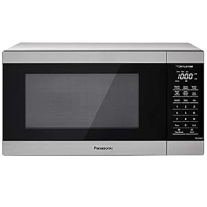 Panasonic NN-SU66LS Countertop Microwave Oven, 1100W with Genius Sensor Cook and Auto Defrost, 1.3 cft, Stainless Steel (Renewed)
