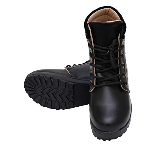 Image of XE Looks 100% Vegan Leather Women's Ankle Boots | Stylish & Trendy Lace-Up Design with Heel | Durable Leather Upper & Cozy Lining | Trendy & Stylish Boots For Girls & Women