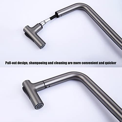 Robinet de lavabo extractible en laiton pour simplifier la routine - 8