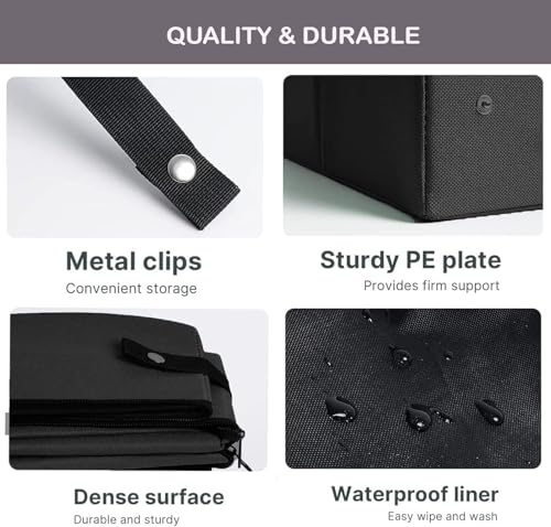 Portable Cat Travel Litter Box with Zipped Lid, Foldable Travel Litter Box, No Leakage, No Smell, Waterproof, Easy to Carry, Easy to Use in Hotels, Car - Image 4