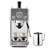 Breville Barista Slimline Macchina per espresso | IMontalatte integrato | Macchina da caffè compatta per cappuccini, latte macchiato e altro | Pompa da 15 bar | Argento [VCF185X]