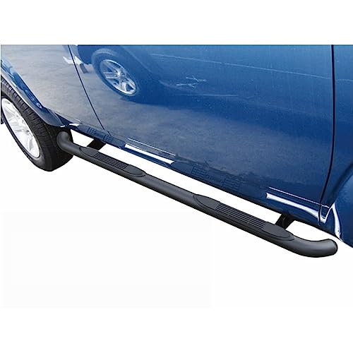 Barras laterales redondas negras para Dodge Durango y Chrysler Aspen miniatura 2