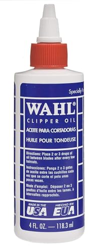 Wahl Professional Animal Óleo de lâmina para cortador de animais de estimação e lâminas de aparador (#3310-230), Transparente