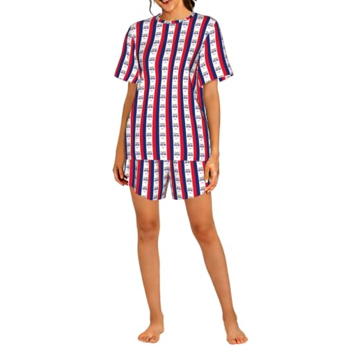 Pyjama court femme Iowa confortable et léger pour la maison