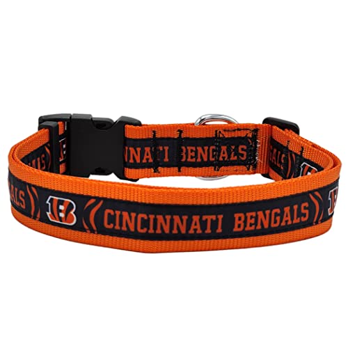 Collar de perro Cincinnati Bengals NFL talla XL para mascotas grandes 3