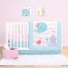 The Peanutshell Sea Sweeties Crib Bedding Set for Baby Girls | 3 Piece Nursery Set | Baby Quilt, Crib Sheet, and Dust Ruffle