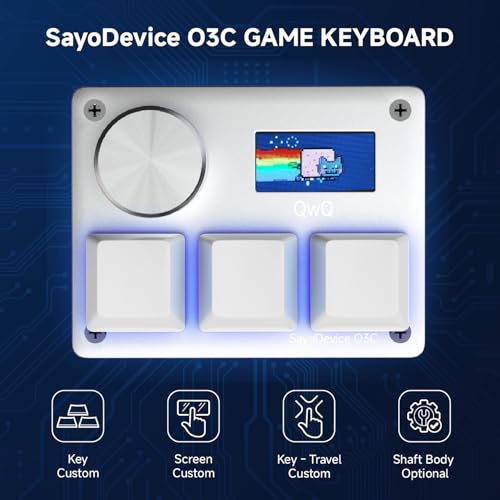 Clavier effet Hall O3C Rapid Trigger pour jeu de rythme Geometry Dash et OSU - 3