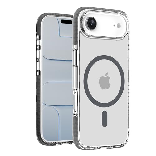 Image of DailyObjects Stride Clear 2.0 Magnetic Case Cover Compatible with iPhone Air | Wireless Charging Slim Back Cover | 2 Layer Edge Protection & Shockproof