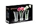 Price comparison product image Spiegelau & Nachtmann, Set of 3 Crystal Glass Table Vases Height 13.6 cm Spring 103242