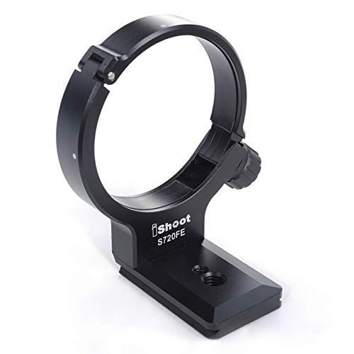 Camera Metal Lens Collar Foot Tripod Mount Ring For Sony Fe 70-200Mm F/4 G Oss Lens Sel70200G, Built-In Arca Swiss Type Quick Release Plate With 1/4" And 3/8" Screw Holes #TOP7