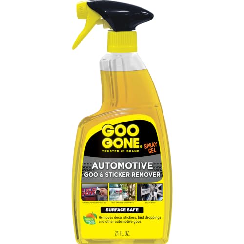 Goo Gone Automotive Cleaner - 24 Ounce - Bumper Stickers, Gum, Bird Droppings, Tree Sap, Spray Paint...