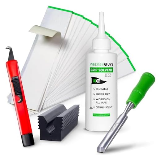 Wedge Guys Golf Grip Kit – Complete Regripping Set with Hook Blade, Grip Solvent, Tape Strips & Rubber Vice Clamp – DC Tour Golf Grips – Professional Club Grip Replacement Kit for Comfort & Control