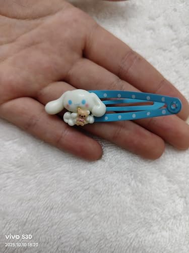 Pinzas para el cabello con diseño de cachorro cartoon miniatura 5
