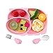 Dsaren Plato Ventosa Bebe Antivuelco Silicona Platos Bebe Ventosa Vajilla Platos Antideslizante con Tenedor Cuchara Bebe Aprendizaje Plato Blw para Niños Lavavajillas Microondas Silla Alta