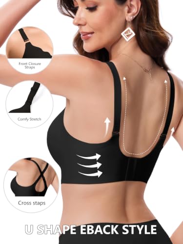 Image of COCOMARTS Jelly Bras for Women No Underwire Scalloped Wireless Push Up Bra
