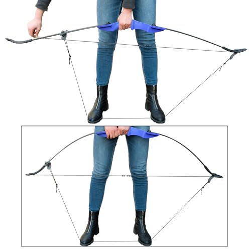 D&Q Ambidextrous Recurve Bow and Arrow 40Lbs Archery Set for Adult Junior Beginner Teenager Youth Outdoor Training Target Practice Takedown Bow Kit with Arrows Left Right Handed (Blue, 30LB) - Image 7