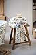 Pip Studio 3er Set Gästehandtuch Secret Garden Farbe White-Blue Größe 30x50 cm