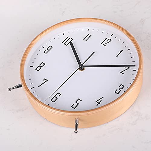 Reloj de escritorio grande OwKay estilo péndulo simple para decoración de salón y hogar HL 3