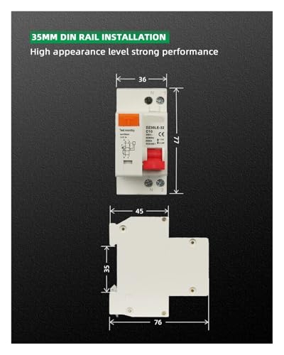 Disyuntor YCB6HLN 1P+N 25A interruptor de corriente residual para protección de sobrecorriente 2