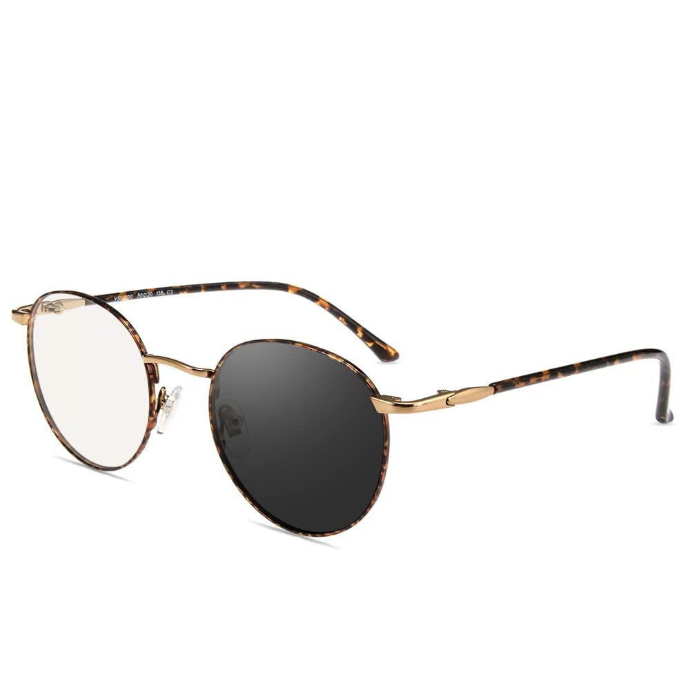 Firmoo Gafas de Lectura con Bloqueo de Luz Azul, Gafas de Sol Fotocromáticas de Lectura para Mujeres/Hombres