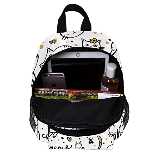 Sac à dos chat imperméable pour enfant - Cartable 30,5 cm robuste et compact