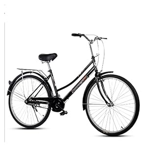 Complete Cruiser-fietsen, Utility Fiets 26 Inch Volwassen Fiets Outdoor Retro Bike door paritariny (Color : Black, Size…